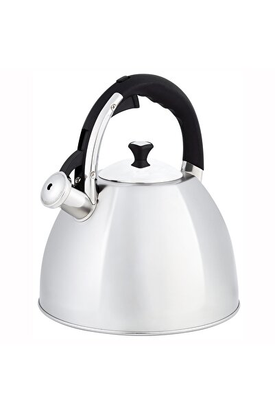 NO BRAND Fierbător Tradițional cu Fluier 3,2L Inducție Gaz Inox