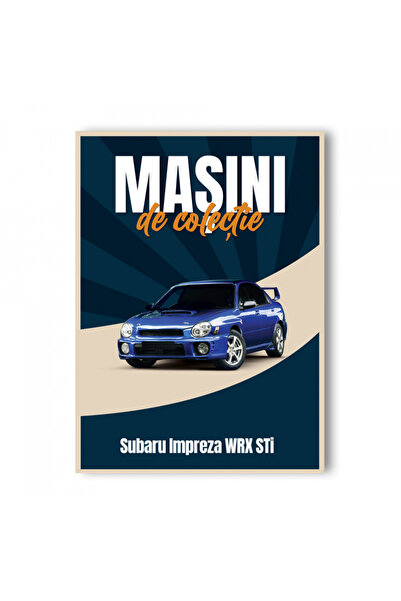 WELLY Sigilat- Subaru Impreza WRX STI- Nr. 53- Mașini de Colecție 2023- Scara...