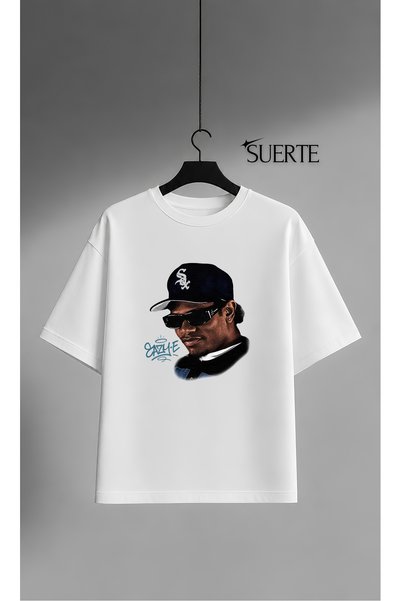 Grafftee Clothing Eazy-E Printed Oversize Unisex Design T-Shirt |   Specially...