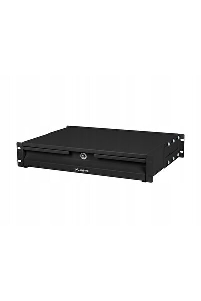 NO BRAND Sertar rack 19 " Lanberg Ak-2001-B - 2U, 483X360mm, Negru
