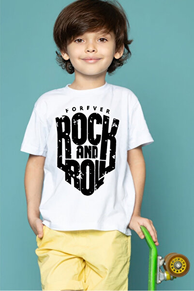 H&GHAMLEGİYİM Tricou negru cu imprimeu pentru baieti