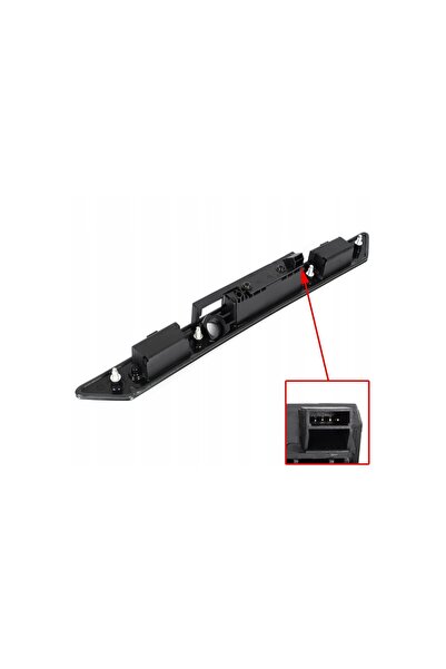 NO BRAND Bandă luminoasă pentru placa de înmatriculare și micro-comutator pen...