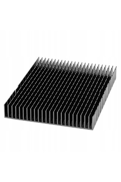 NO BRAND Radiator profil aluminiu 150x120x20mm negru