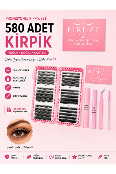 Takma kirpik seti 580 adet( 30-100D)