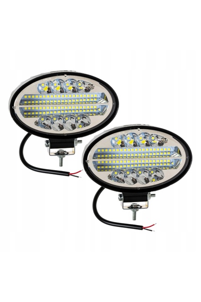 NO BRAND 2X Proiector de lucru LED 12V 24V, Proiector cu halogen, Omologat E9...