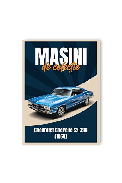 WELLY Sigilat- Chevrolet Chevelle SS 396 (1968)- Nr. 86- Mașini de Colecție 2...