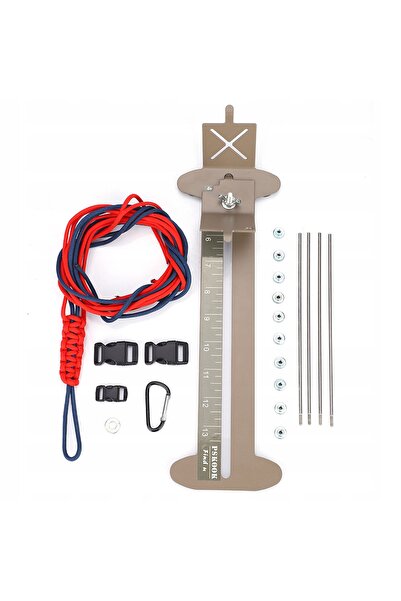 NO BRAND Kit de unelte pentru împletit brățări din paracord