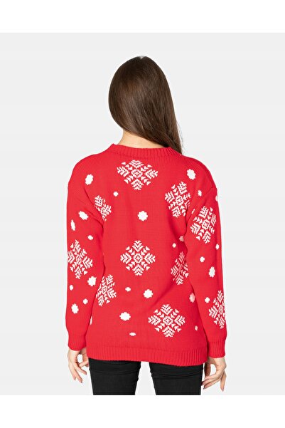 NO BRAND Pulover de damă cu model de Crăciun, pulovere de Crăciun, de sărbăto...