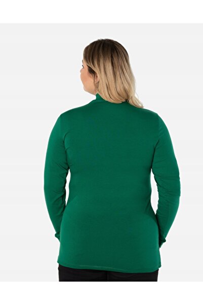 NO BRAND Pulover subțire elegant de damă, cu guler semi-înalt, din bumbac 388...