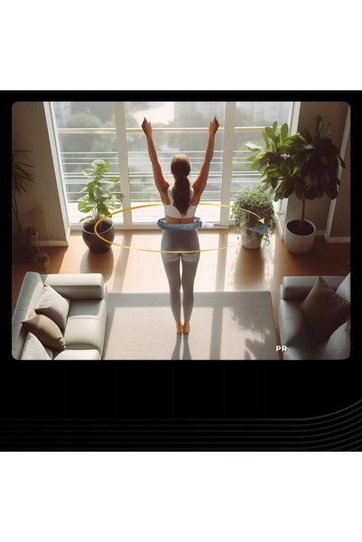 NO BRAND Hula Hop Inteligent cu Contoare pentru Fitness, Siluetă Frumoasă și ...