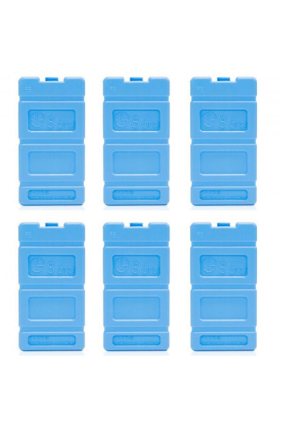 hey Set of 4 Freezer Cooling Packs for Cooler Box 31x25x1.5cm 800g