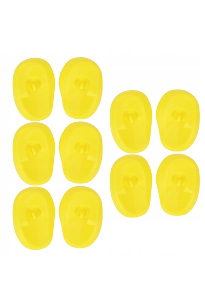NO BRAND Protecții pentru urechi din silicon pentru coafor, 5 perechi