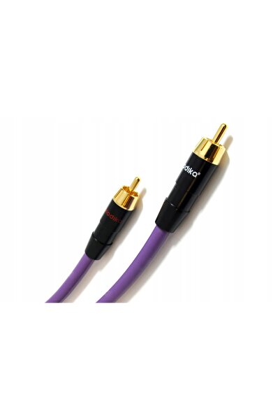 NO BRAND MELODIKA MD2R80 PURPLE RAIN CABLU AUDIO 2RCA - 2 RCA CINCH OFC 8m