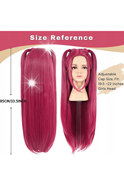 NO BRAND Perucă Cosplay K-Pop Hunters Mira, Perucă de costum pentru Convenție...