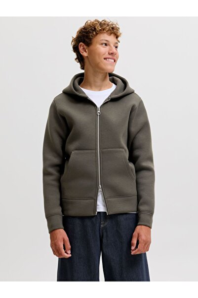 Jack & Jones Junior Kapuzenpullover Einfarbig Kapuzenpullover Boys