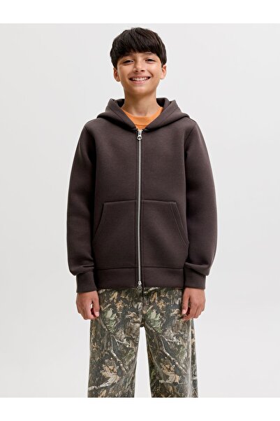 Jack & Jones Junior Kapuzenpullover Einfarbig Kapuzenpullover Boys