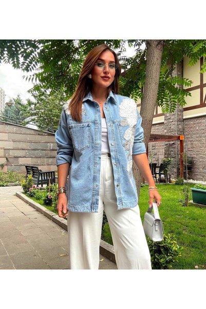 VIORA FASHION سترة الدنيم