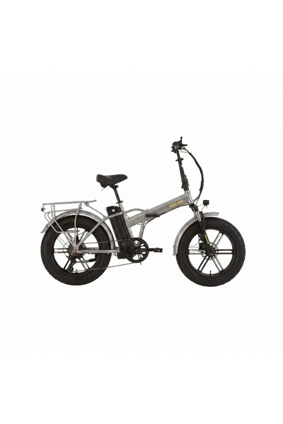 Bisan E-Folding F3 20 Jant 7 Vites 43 Cm Metalik Gri Elektrikli Katlanır Bisi...