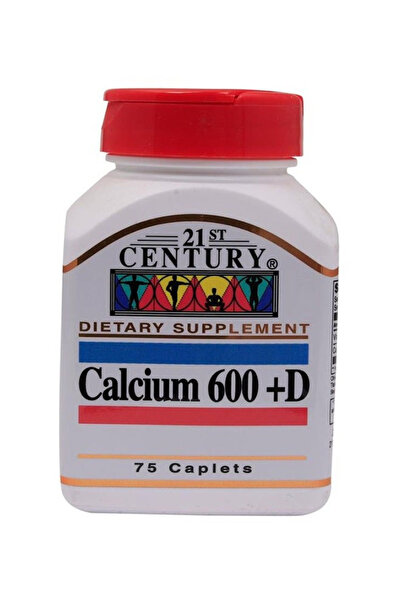 21st Century Calcium 600 Plus Vitamin D - 75 Caplets