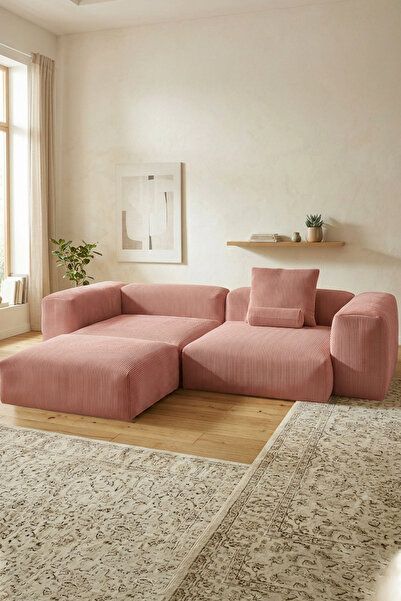 MiniWood Relax Köşe Koltuk Takımı Sünger Koltuk Kanepe Divan
