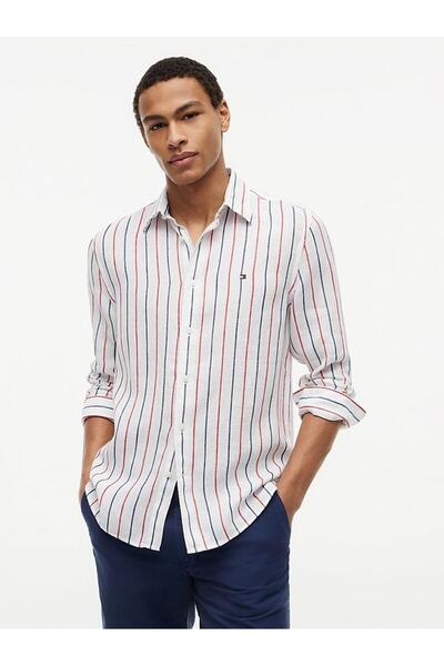 Tommy Hilfiger LINEN TEXTURED STP RF SHIRT