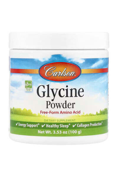 Carlson Glycine Powder Free Form Amino Acid Energy Support 100 g