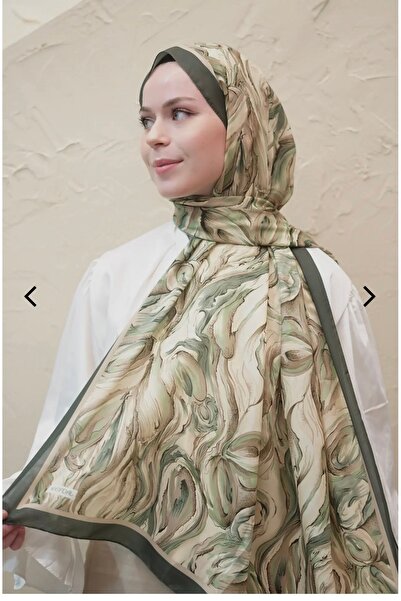 efdal şal eşarp Ocean Pattern Cotton Chiffon Shawl