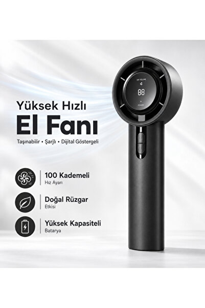 Hil Tech Eminönü Toptan Elektronik 100 Kademeli Dijital Göstergeli Şarjlı El ...