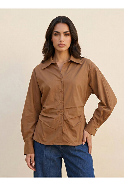 Iconic Poplin Shirt with Volume Sleeves