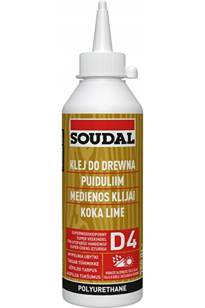 Soudal Adeziv pentru lemn D4 66A 750 g Tâmplărie IMPERMEABIL Construcții Poli...