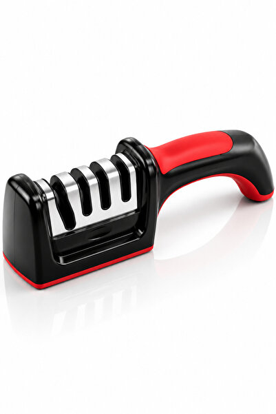 Otto Manual Knife Sharpener, 4 Speeds, Anatomical Handle and Non-Slip Base.