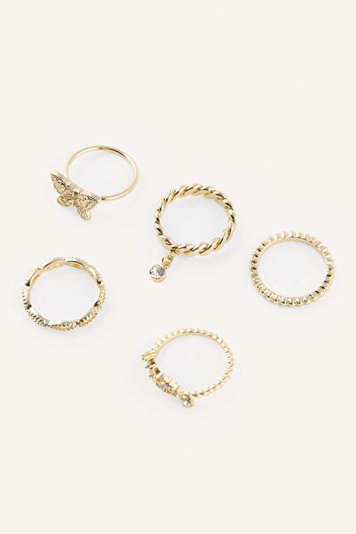 DeFacto Women's 6-Piece Ring Set I1358Axns