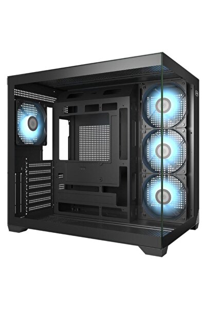 PCCOOLER C3 T700 ARGB Mid Tower Tempered Glass Black