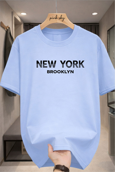 Pink Sky Premium Oversize T-Shirt 100% Cotton Unisex Comfortable Fit Trending...