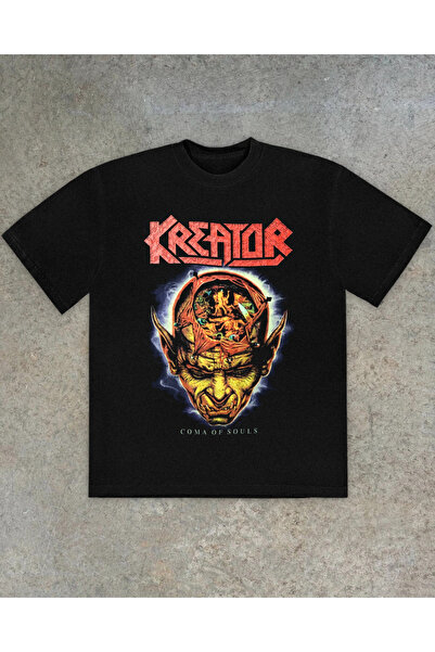 Grafftee Clothing Kreator Printed Unisex Oversize T-Shirt