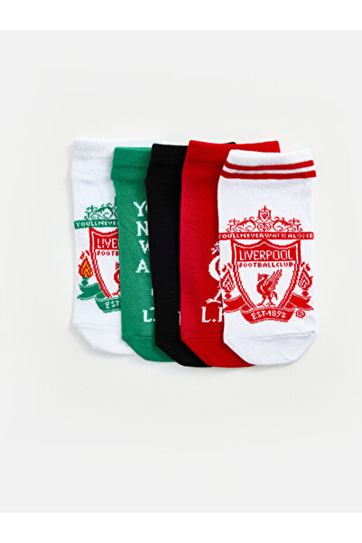 LC Waikiki جوارب للأولاد مطبوعة من ليفربول من Shining Store، مجموعة Sparkly C...
