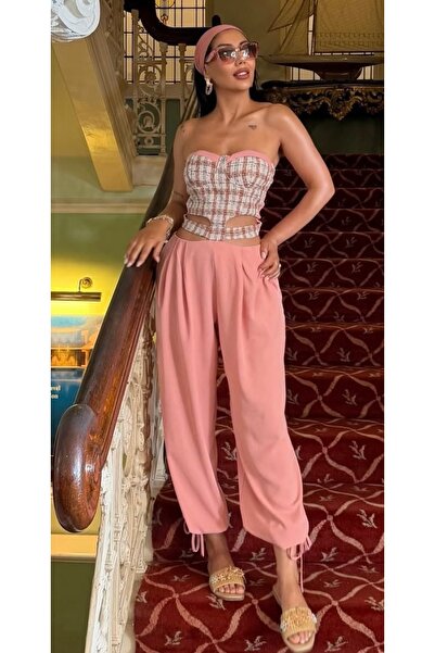 Gülşen Gök Butik Straplez Bel Detay Tulum