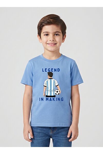 Babyqlo Blue Legend In Making Football Kids T-Shirt