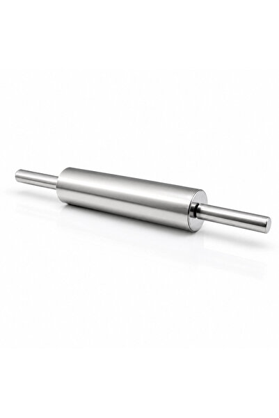 Mercansa Steel Rolling Pin - Metal Dough Roller - 40 cm