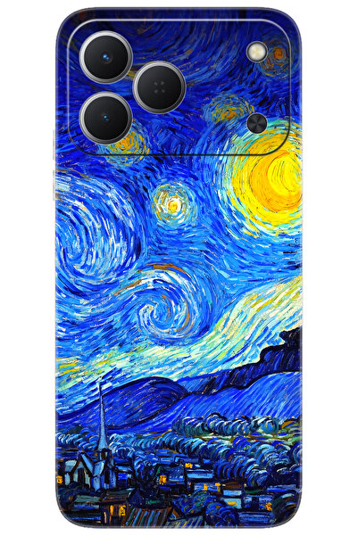 TECNO Spark 50 4G (KN4n) Uyumlu Kılıf Desen Baskılı Silikon Yıldızlı Gece STK...