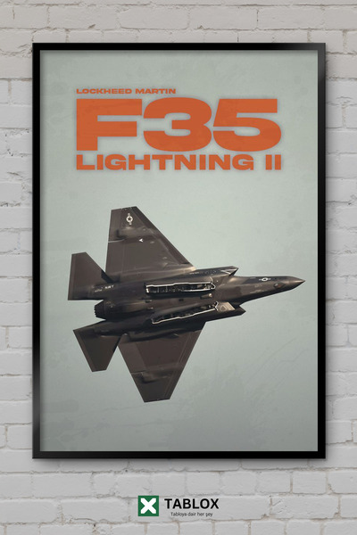 TABLOX Masă decorativă din MDF cu aspect de cadru de avion de luptă F35 Light...