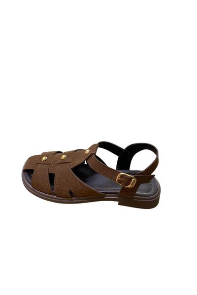 Shoes Women's Flat Non-Slip Sole Closed-Front Cage Sandals