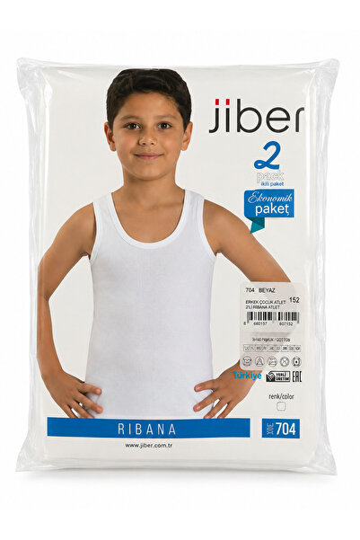 YUYİ Ji̇ber 100% Cotton Anti-Allergic 2-Pack Boys' T-Shirt