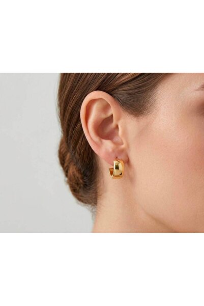 VAREVİA Thick Hoop Earrings