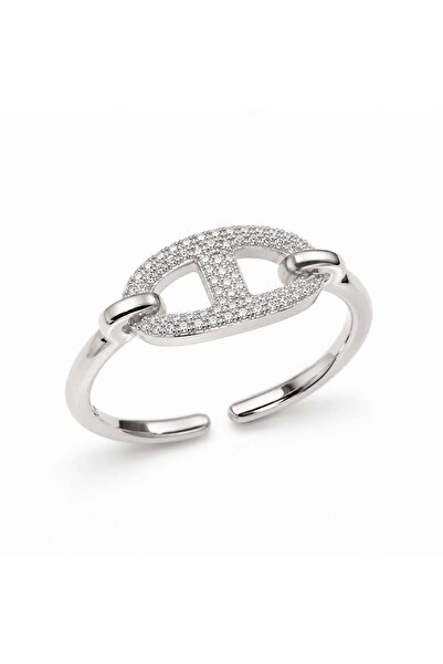 neslyaccessories 14k Sİlver Ayarlanabilir Serçe Yüzük