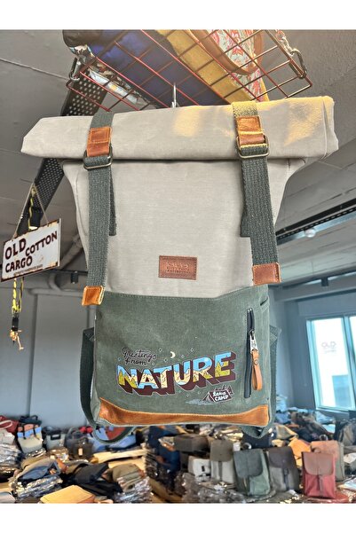 old cotton cargo 7262 GDS JAYDEN BAG GDS KAMP SIRT ÇANTA