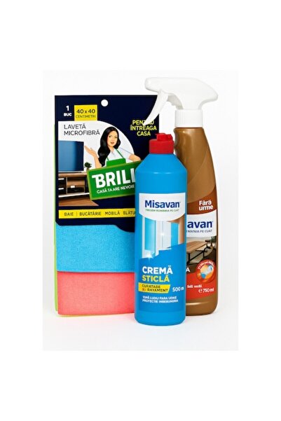 Misavan Pachet promo: Pachet Curatenie Suprafete Lucioase – Mobila & Sticla +...