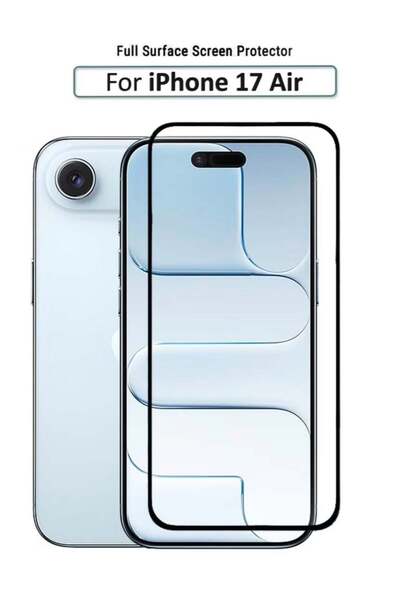 Generic واقي شاشة زجاجي مقوى شفاف لهاتف iPhone 17 AIR، مقاوم للكسر والخدوش با...