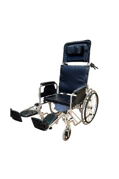 Daya Multi-functional Medical Wheelchair with Full Recline and Integrated Toi...