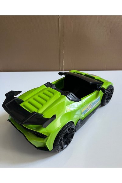 mavi su dünyası Large Friction Sport Car Green Color 36 cm